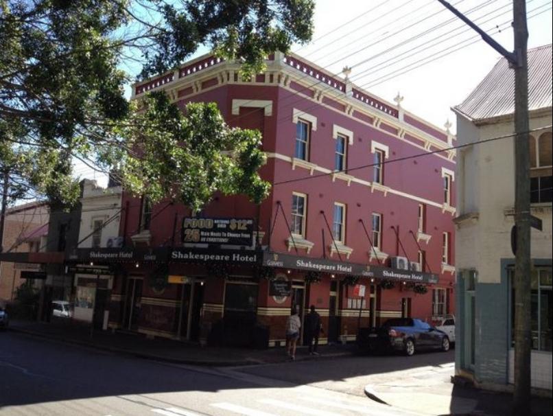シェイクスピア ホテル Surry Hills エクステリア 写真